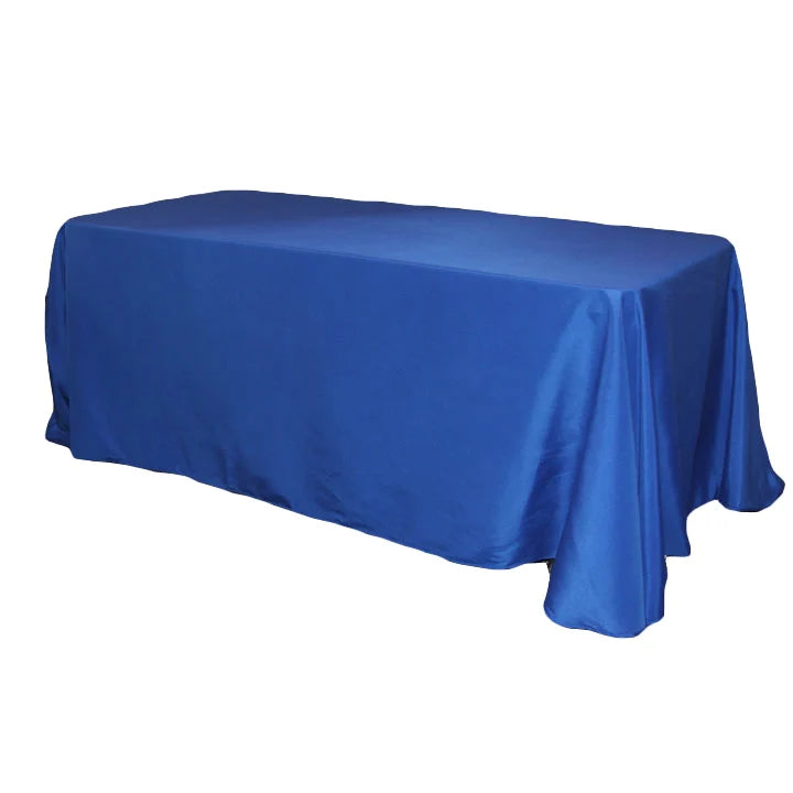 Rectangular Oblong (Square Corners)  Premium Polyester Tablecloth Linens