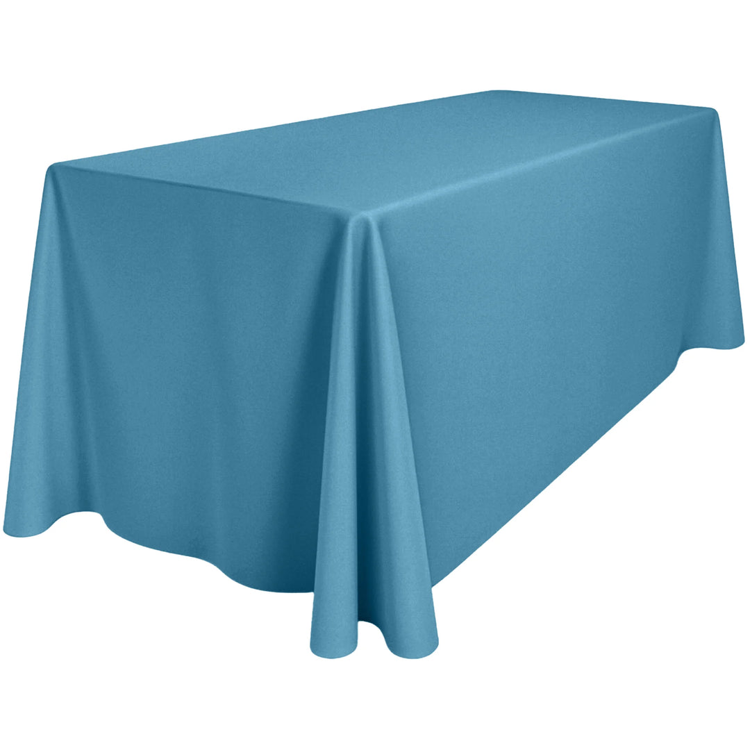 Rectangular Oblong (Square Corners)  Premium Polyester Tablecloth Linens