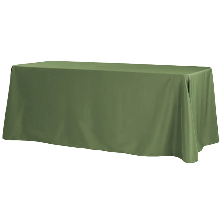 Rectangular Oblong (Square Corners)  Premium Polyester Tablecloth Linens