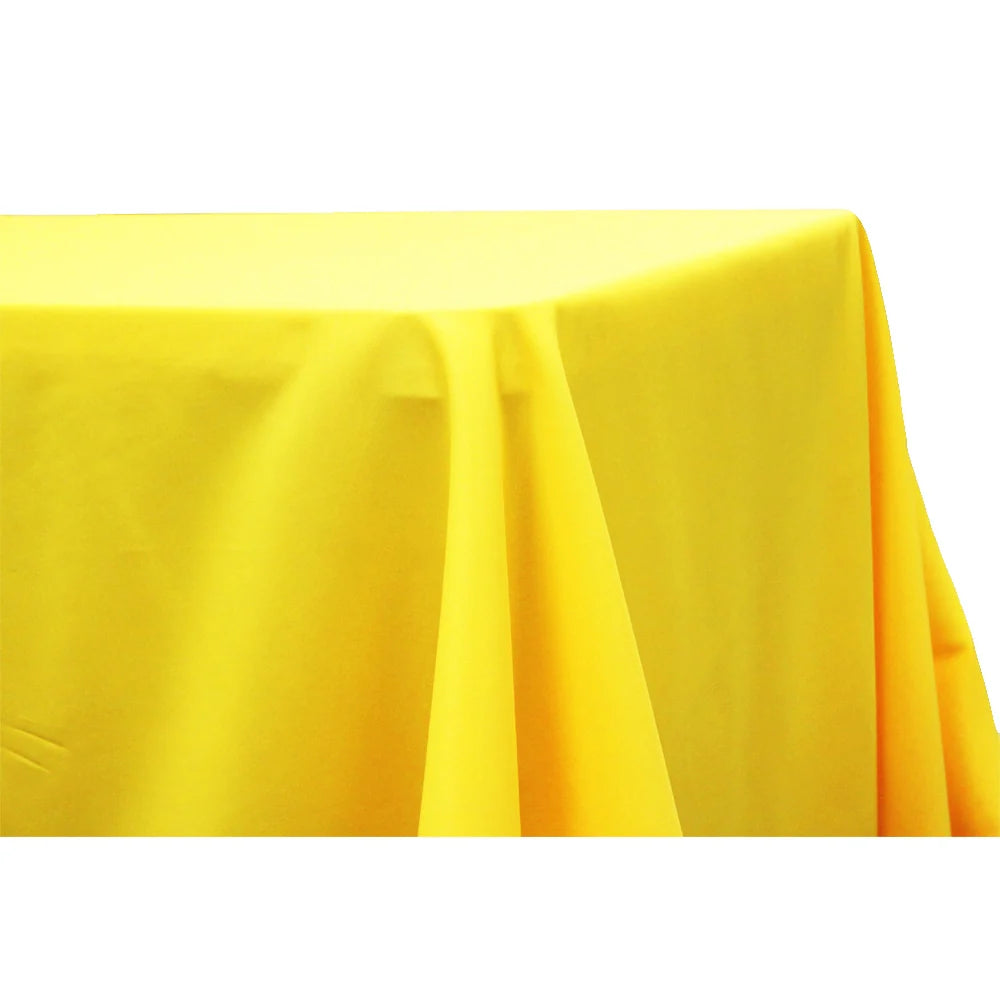 Rectangular Oblong (Square Corners)  Premium Polyester Tablecloth Linens