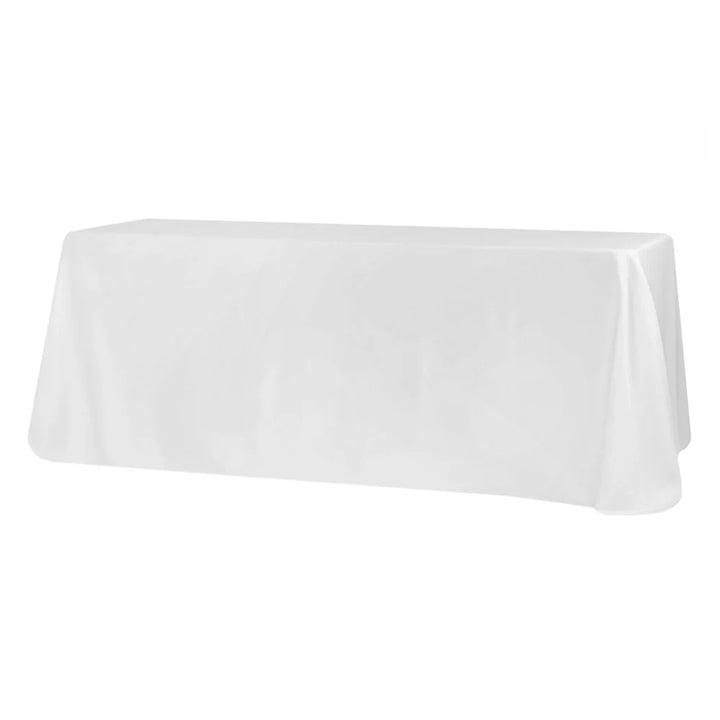 Rectangular Oblong (Square Corners)  Premium Polyester Tablecloth Linens