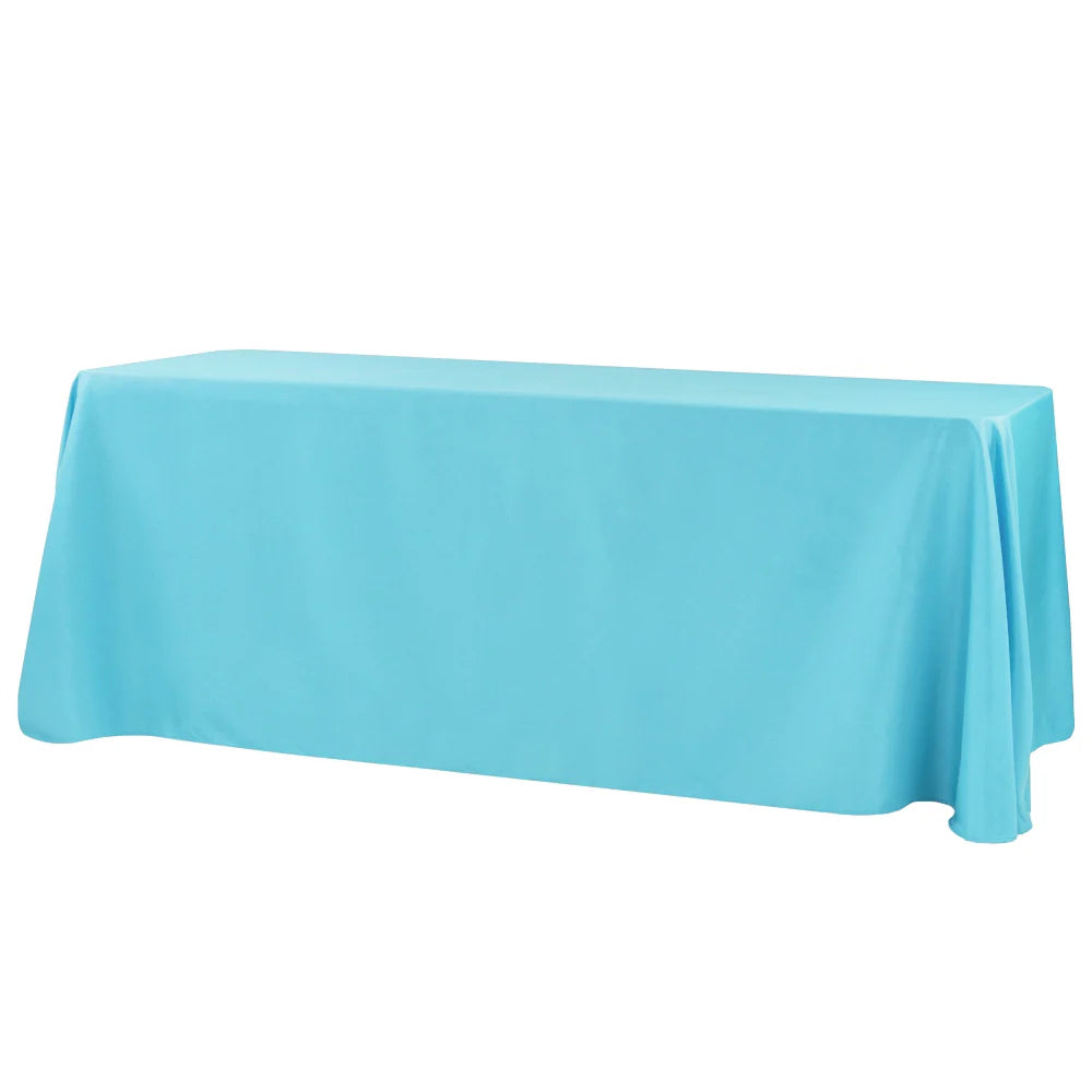 Rectangular Oblong (Square Corners)  Premium Polyester Tablecloth Linens