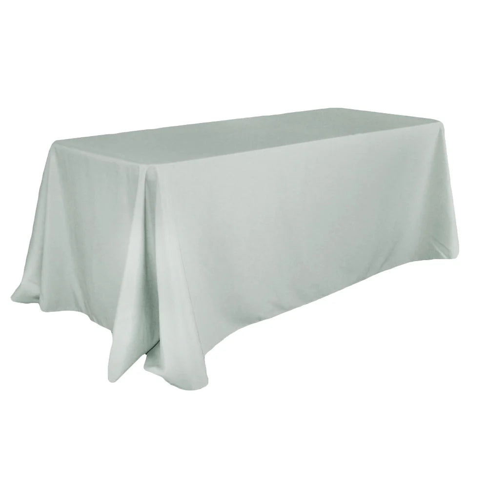Rectangular Oblong (Square Corners)  Premium Polyester Tablecloth Linens