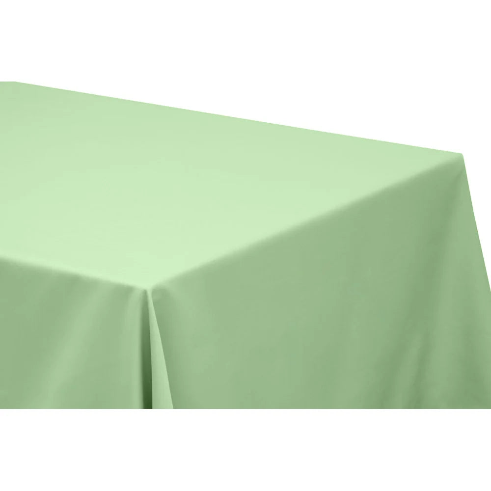 Rectangular Oblong (Square Corners)  Premium Polyester Tablecloth Linens