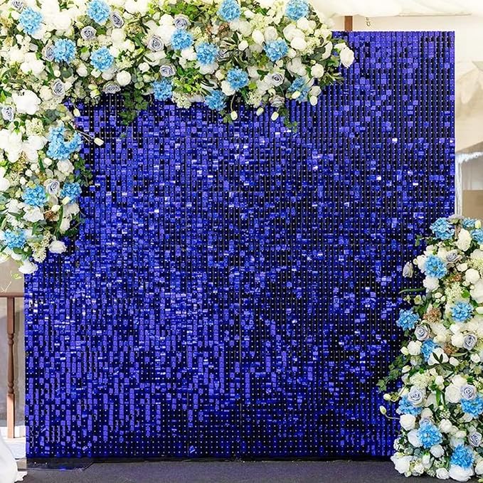 Rent Shimmer Wall in Atlanta - Royal Blue