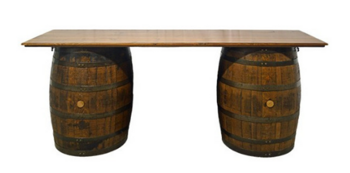 Whiskey barrel table or Bar rental in Atlanta GA