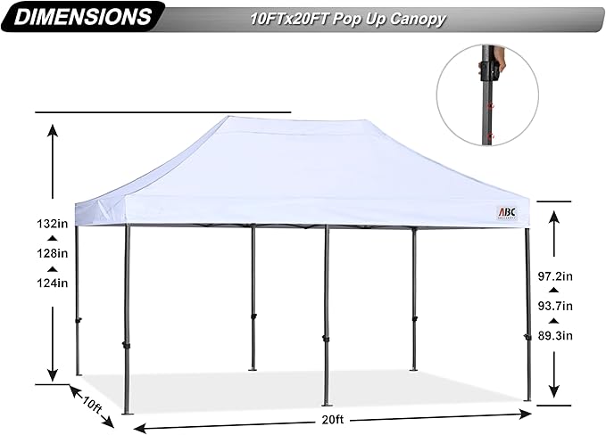 10x10 Easy Pop Up Canopy Tent, White  Rental  Atlanta GA