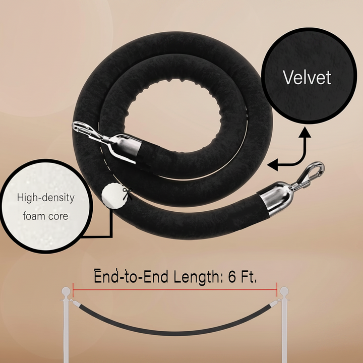 Velvet Stanchion Rope Rental