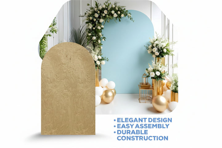 Full Arch Collapsing Chiara Wall Panel Rental Atlanta  Multiple Sizes &amp; Custom Colors Available