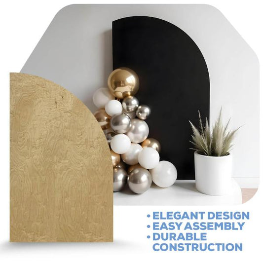 Half Arch Collapsing Chiara Wall Panel –  Rental Atlanta  Multiple Sizes  Custom Colors Available