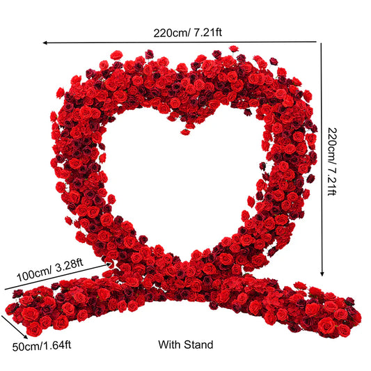 5D Flower Heart Red Atlanta GA Rentals