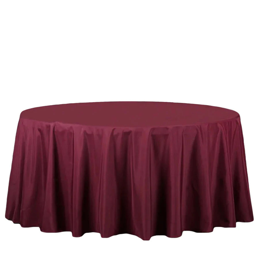 Round Tablecloth Polyester Specialty Colors Atlanta Rental