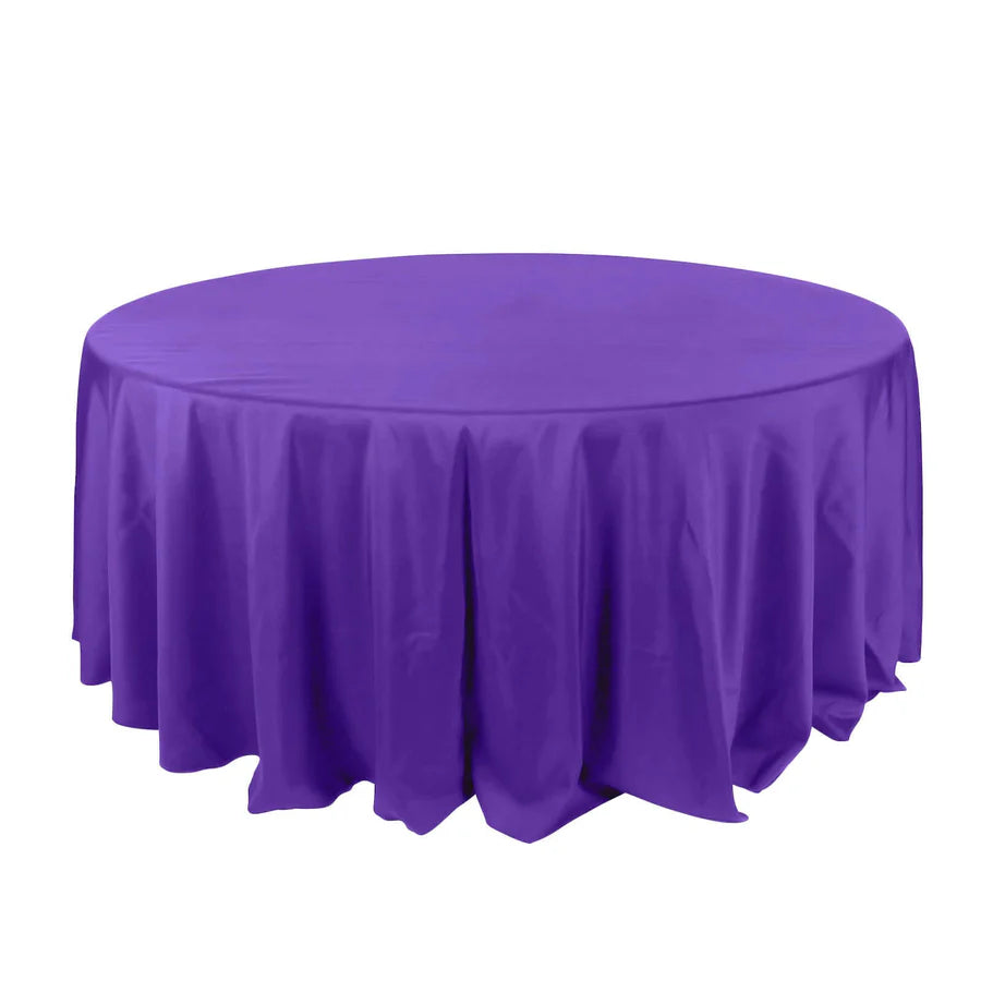 Round Tablecloth Polyester Specialty Colors Atlanta Rental