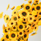Yellow Sunflower Heart-Shaped Arch Floral Arrangement Wedding Ceremony Decor Atlanta GA Rentals