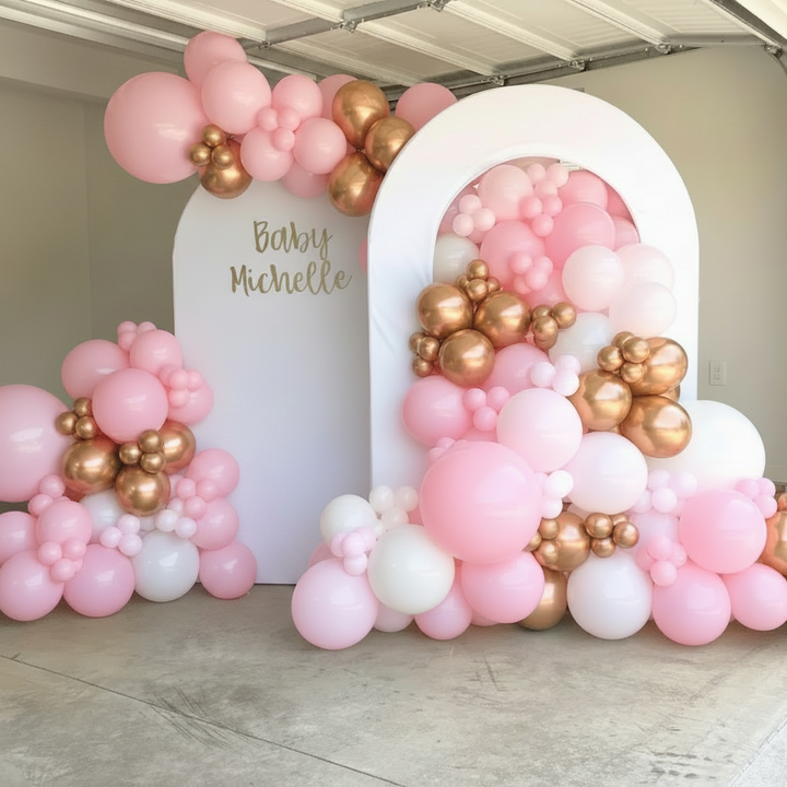 Full Arch Collapsing Chiara Wall Panel Rental Atlanta  Multiple Sizes &amp; Custom Colors Available