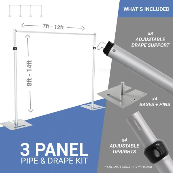 Pipe and Drape Backdrop Stand