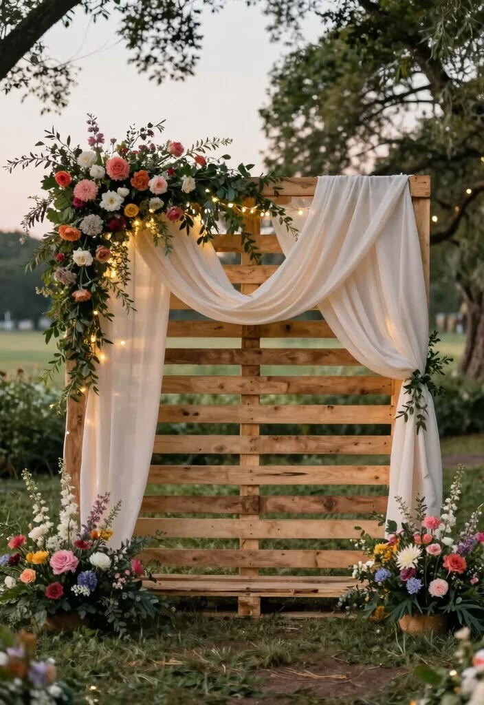 Pallets Wood Backdrop Rental in Atlanta | WOW Event Rentals
