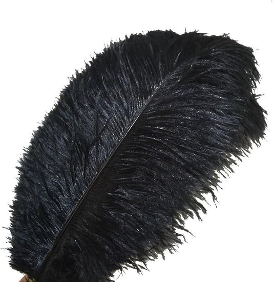 Ostrich Feather Centerpiece with Versatile Metal Trumpet Vase Atlanta GA Rentals