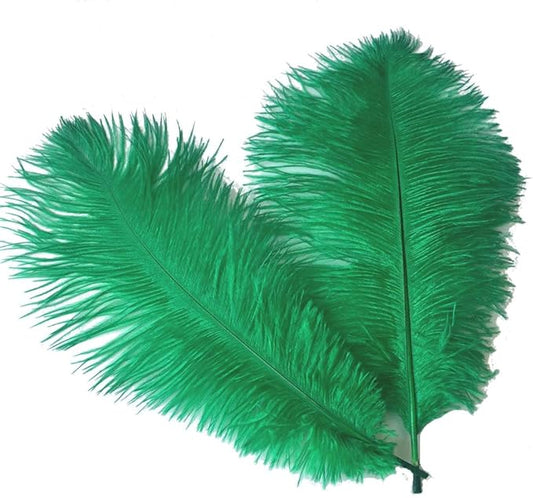 Ostrich Feather Centerpiece with Versatile Metal Trumpet Vase Atlanta GA Rentals
