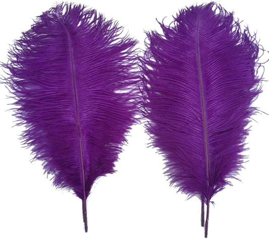 Ostrich Feather Centerpiece with Versatile Metal Trumpet Vase Atlanta GA Rentals