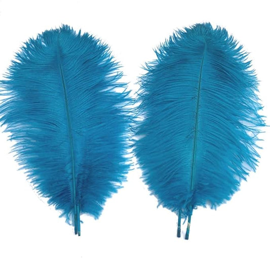 Ostrich Feather Centerpiece with Versatile Metal Trumpet Vase Atlanta GA Rentals