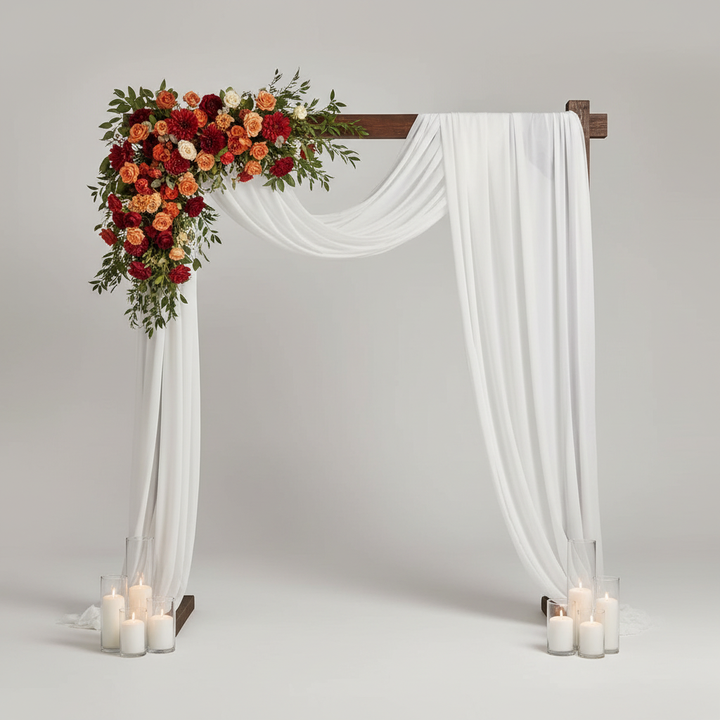 Flower  Arch Swag: Autumn, Terracotta