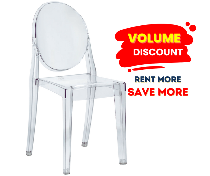 Kids Acrylic Rental Chairs Atlanta, GA