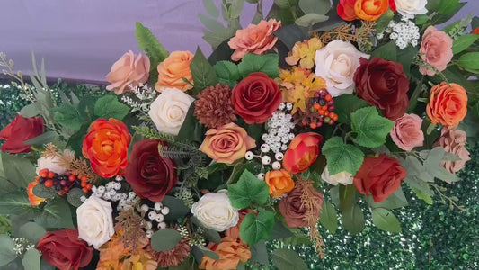 Flower  Arch Swag: Autumn, Terracotta