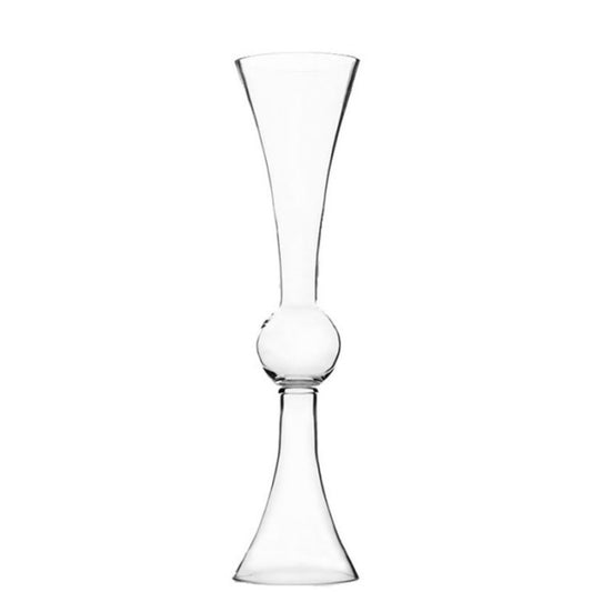 Centerpiece Vase_ HOUR Glass Trumpet  36 inch Atlanta GA Rentals