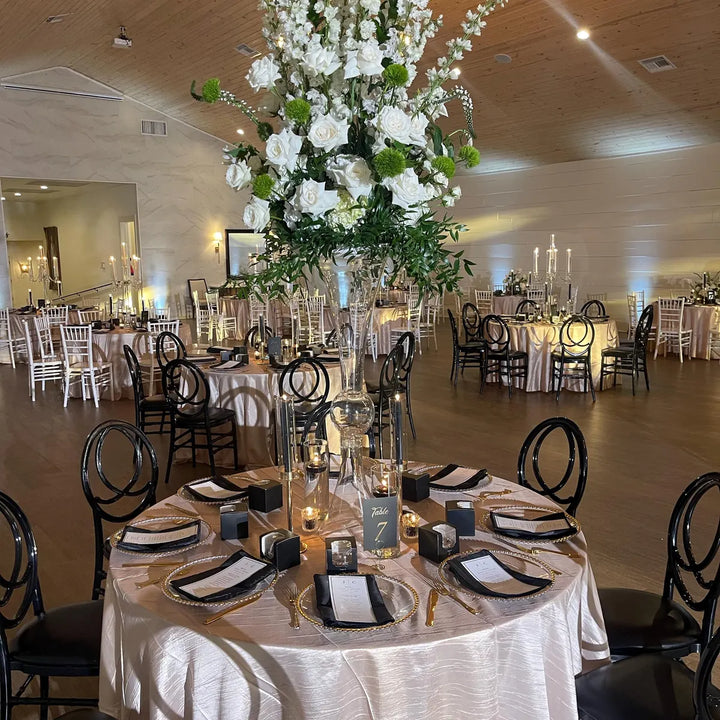 Centerpiece Vase_ HOUR Glass Trumpet  36 inch Atlanta GA Rentals