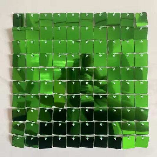 Green Shimmer Wall Rental in Atlanta | WOW Event Rental