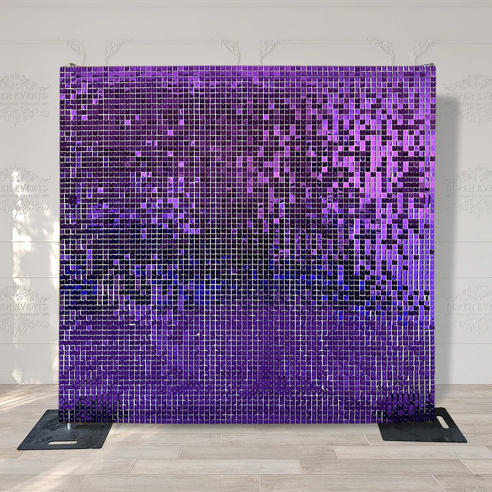 Purple Shimmer Wall Rental in Atlanta | WOW Event Rental