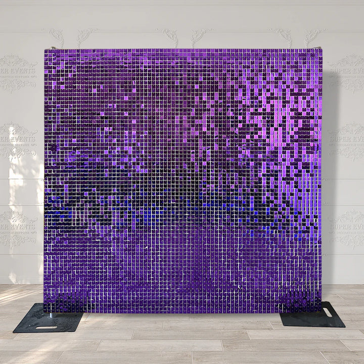 Purple Shimmer Wall Rental in Atlanta | WOW Event Rental