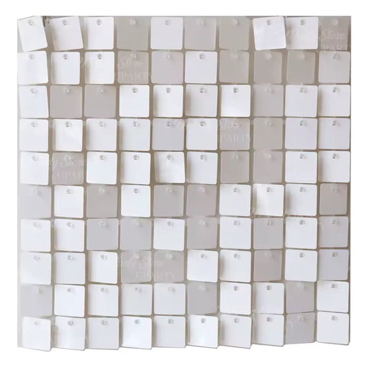 White Shimmer Wall Rental in Atlanta | WOW Event Rental