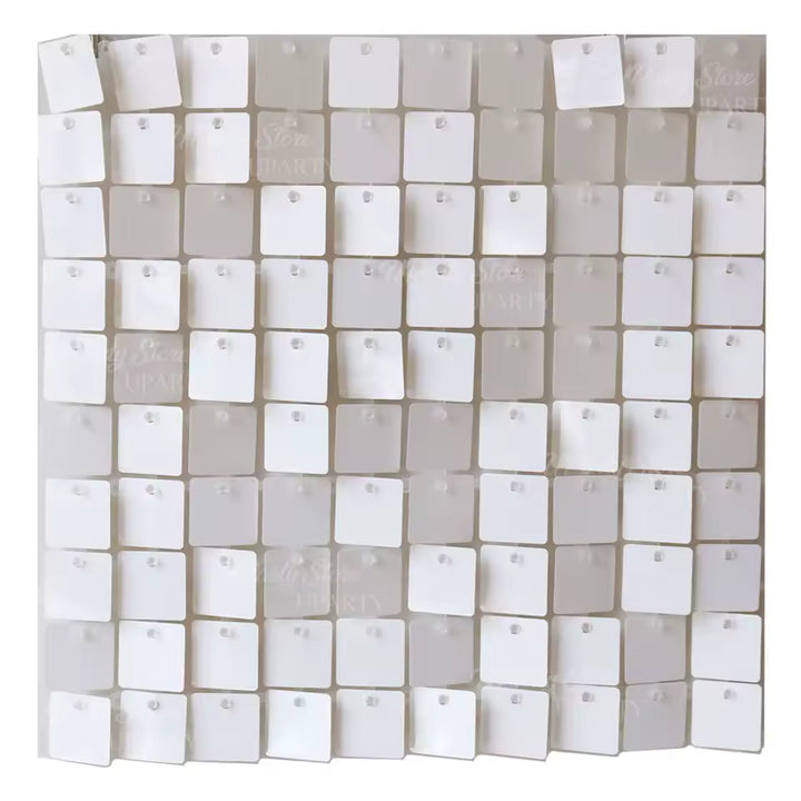 White Shimmer Wall Rental in Atlanta | WOW Event Rental