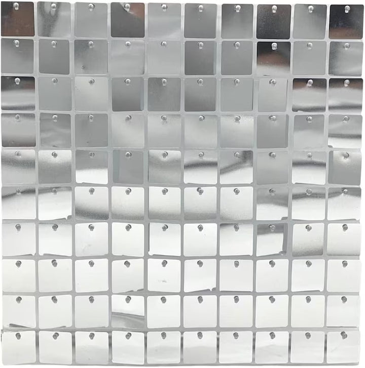 Silver Shimmer Wall Rental in Atlanta | WOW Event Rental