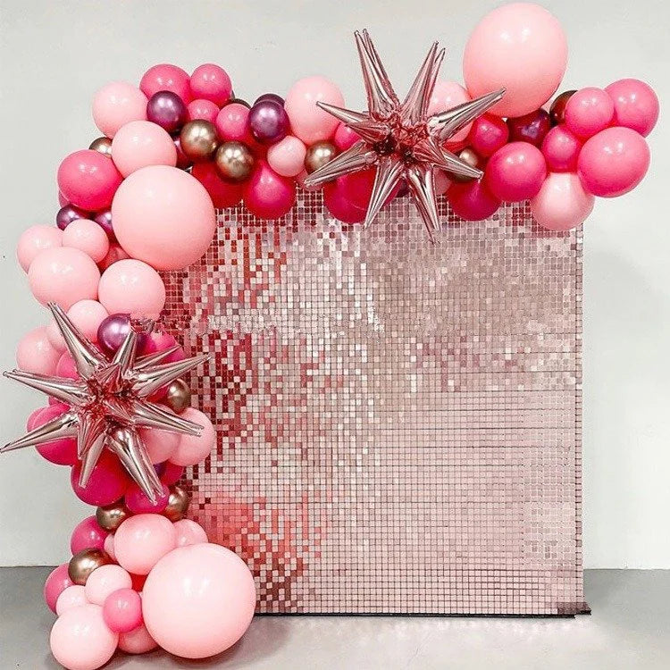 Gold Rose Shimmer Wall Rental in Atlanta | WOW Event Rental